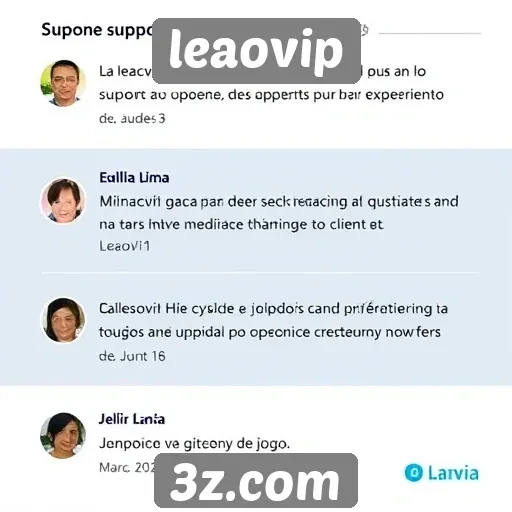 Opiniões de jogadores sobre o suporte ao cliente no leaovip