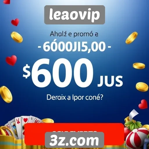 Promoções e bônus disponíveis no leaovip